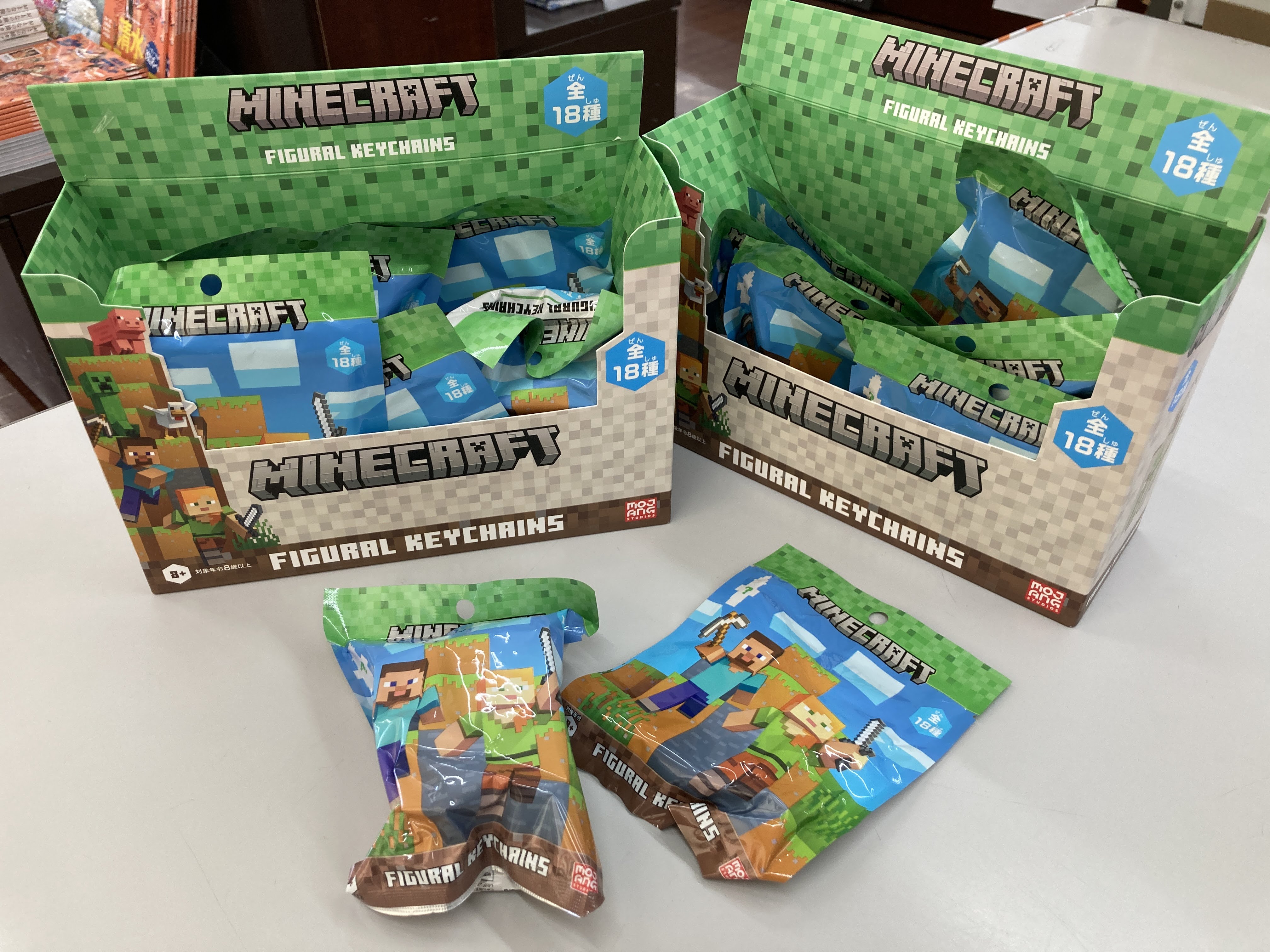 マインクラフト キーホルダー 全18種類コンプリートセット