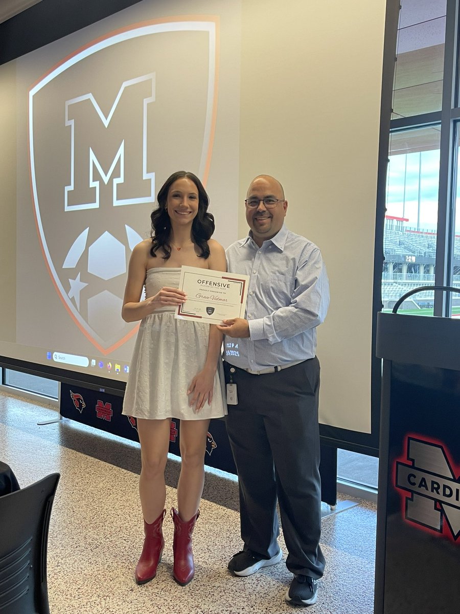 Offensive Player of the Year
Sr Grace Vidmar. Senior season was her best season!