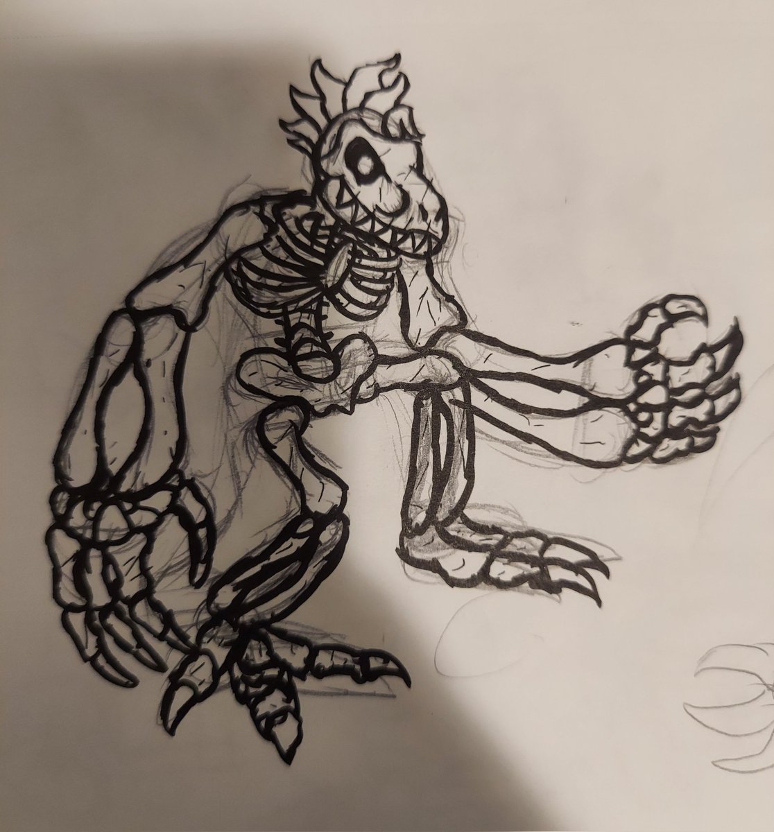 Ultimasaurus20's tweet image. A skellington.