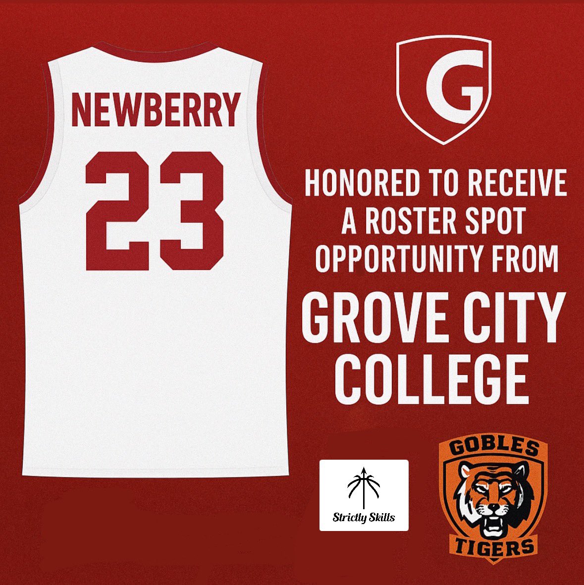 Thank you to Coach Lamie at Grove City College for offering me a spot on the roster. Grateful for the opportunity to keep playing at the next level!
