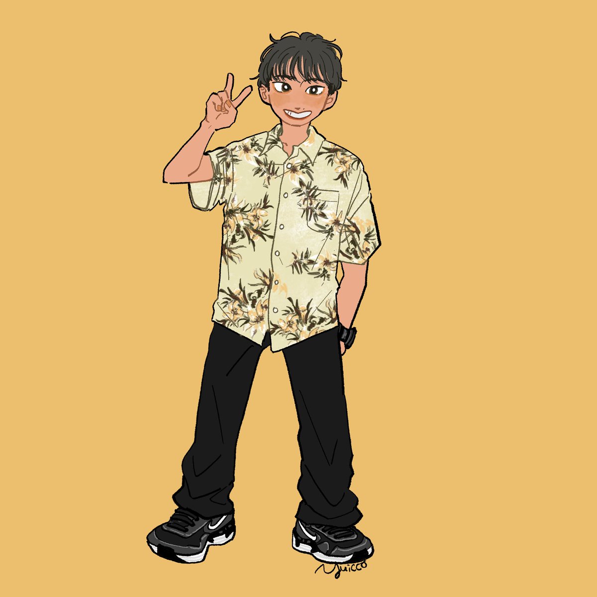 「#ishopinoutfit #オーダーイラスト (※休止中) 」|yuiccoのイラスト