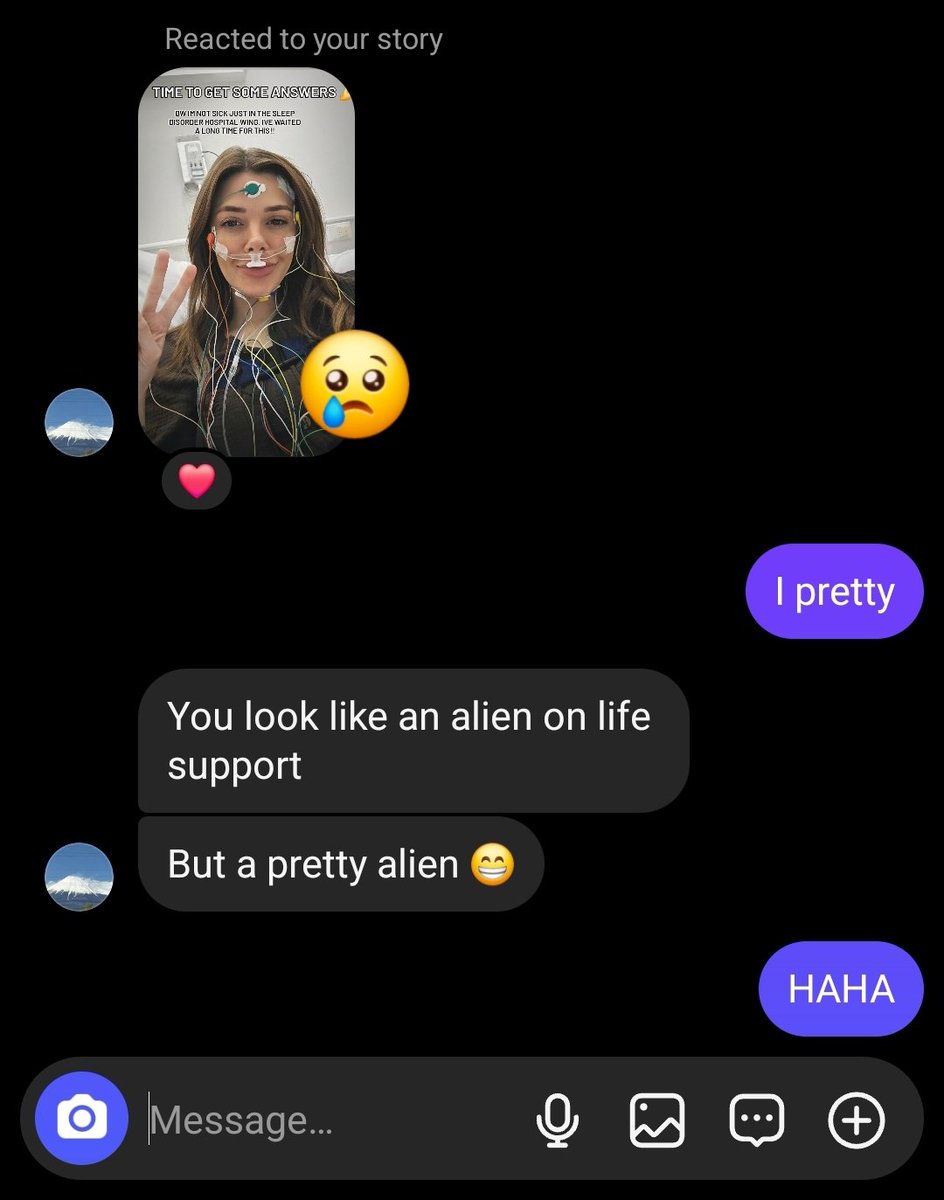 My mum just roasting me casually 💀