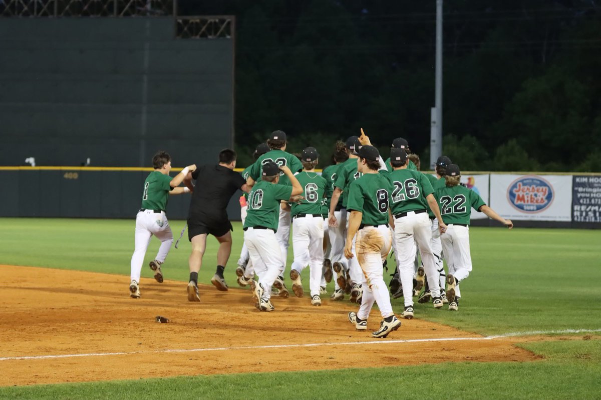 THE GREENEVILLE GREENE DEVILS ARE HEADED BACK TO THE TSSAA BASEBALL STATE TOURNAMENT FOR THE 3RD STRAIGHT YEAR!!!⚾️😈💚 #BoroBound #TitleTown #TrustTheProcess