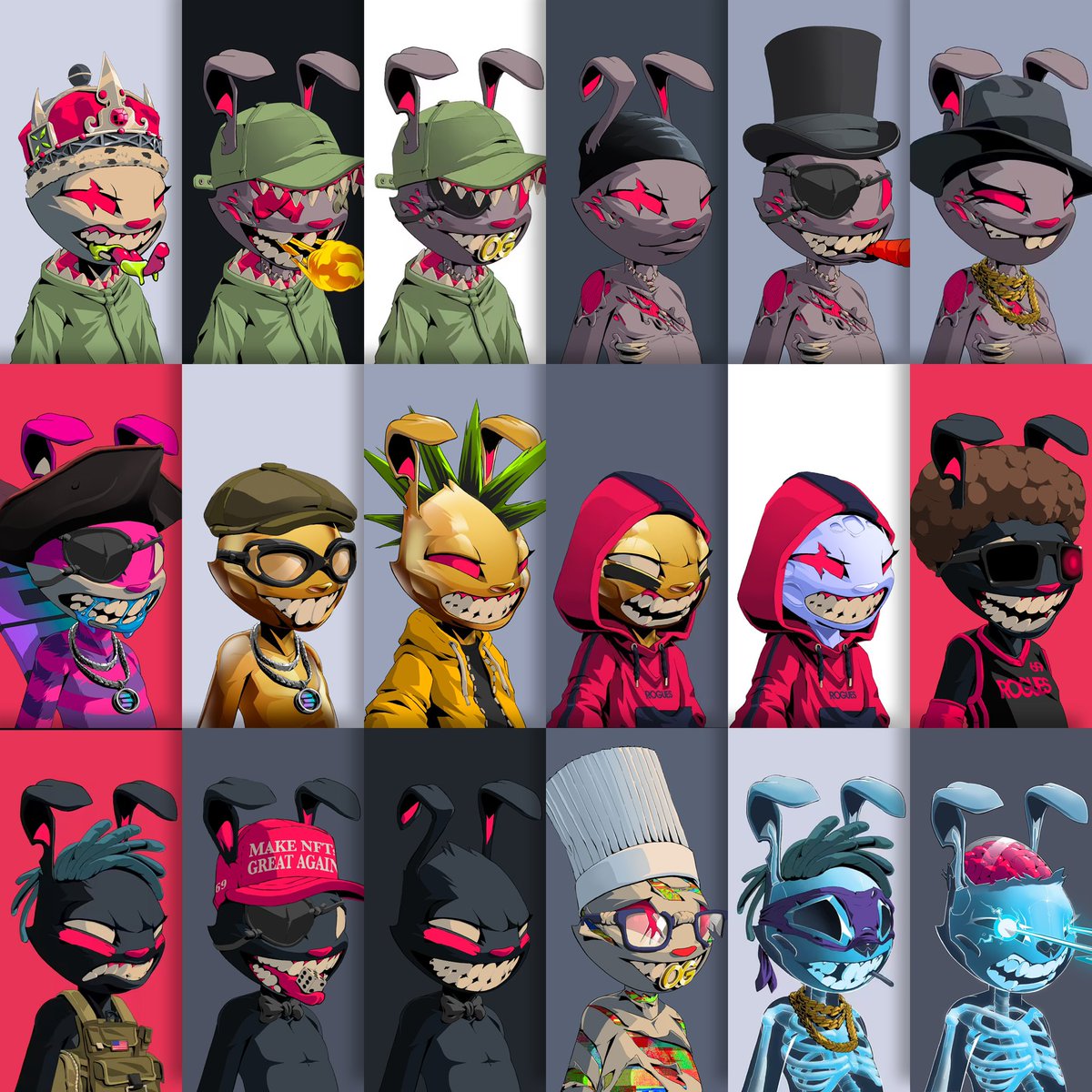 ayo_bandara's tweet image. Some of my  clean combos / pairs from @RoguesNFT