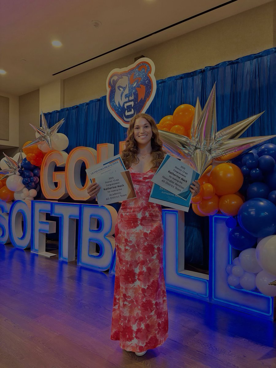 Kat Mack 2026 (08) (@katmack2026) on Twitter photo Our high school banquet was tonight! I am so happy we got to honor our accomplishments as a team this season. I was thankful to receive the Growth Award from my teammates, as well as District 13-6A Honorable Mention & Academic All-District! <a href="/gogrizzsoftball/">Grand Oaks Softball</a> <a href="/AMAH_Herrera/">Athletics Mercado Herrera / Reyes</a> Our high school banquet was tonight! I am so happy we got to honor our accomplishments as a team this season. I was thankful to receive the Growth Award from my teammates, as well as District 13-6A Honorable Mention & Academic All-District! <a href="/gogrizzsoftball/">Grand Oaks Softball</a> <a href="/AMAH_Herrera/">Athletics Mercado Herrera / Reyes</a>