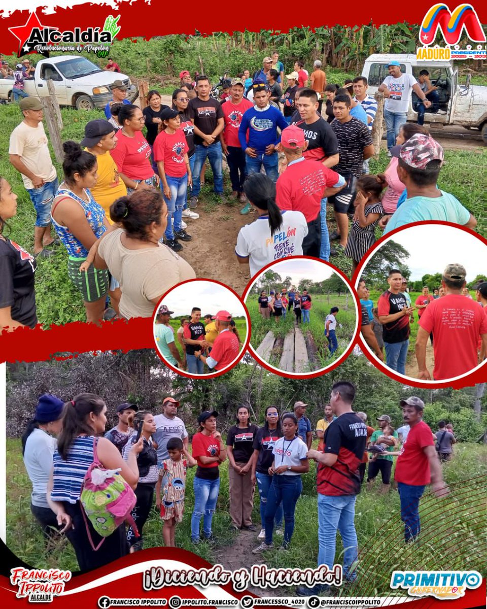 Hoy, el Alcalde Francisco Ippolito realizó una importante visita al Caserío La Ceiba sector La Jungla del Municipio Papelón, donde escuchamos las inquietudes de sus habitantes. Es fundamental que cada voz sea escuchada y que trabajemos juntos para fortalecer nuestro Municipio.