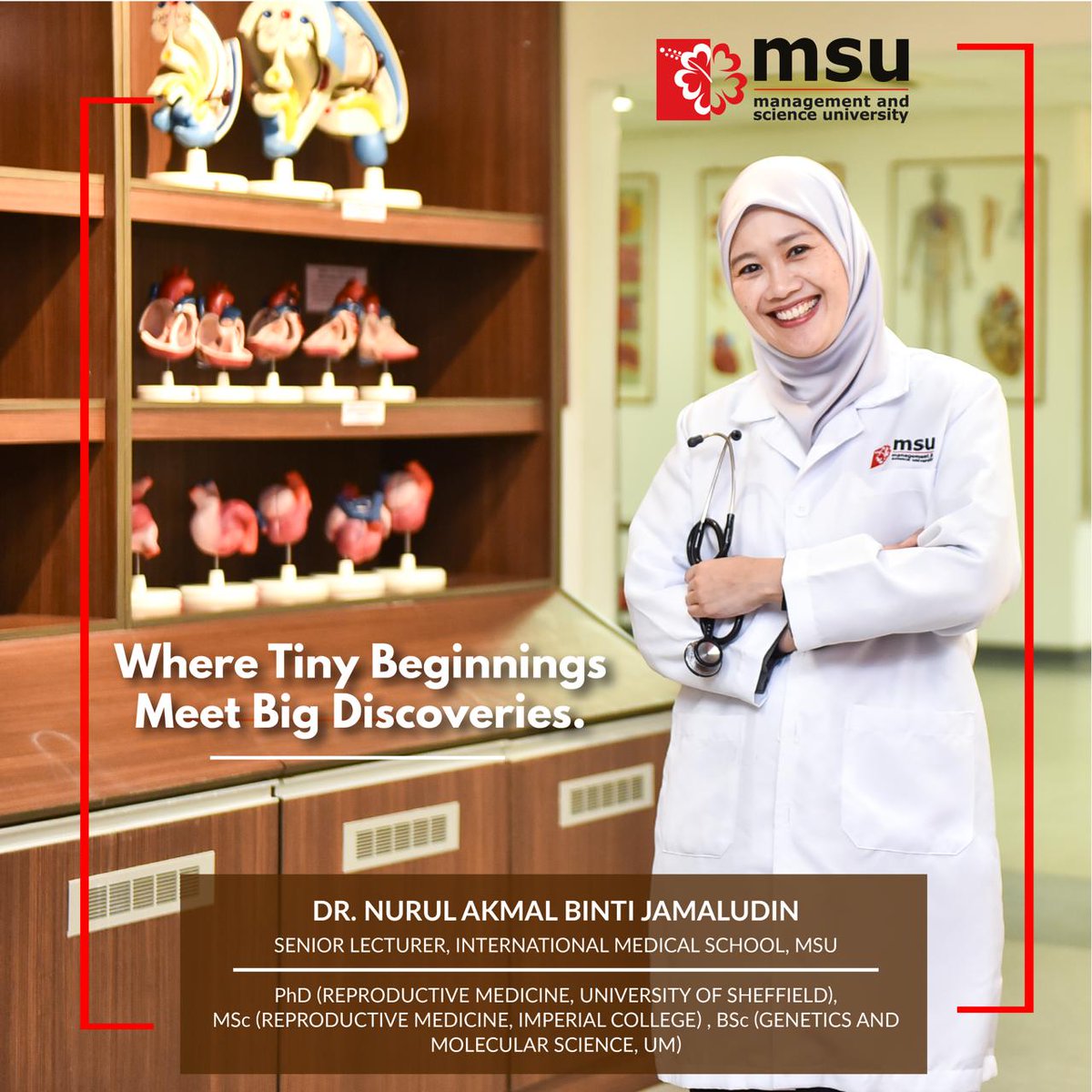 MSUmalaysia.research (@researchmsu) on Twitter photo 🔬 Say hello to Dr. Nurul Akmal Binti Jamaludin — breaking boundaries in Reproductive and Molecular Medicine, Genetics & Molecular Biology.
👼Where Tiny Beginnings Meet Big Discoveries.
📩 Reach out: rmc@msu.edu.my
#researchreachyou
#SDG3 #SDG5 #SDG9
<a href="/MSUmalaysia/">🌺 MSU Malaysia</a>
<a href="/MSUIMS/">MSU.IMS</a> 🔬 Say hello to Dr. Nurul Akmal Binti Jamaludin — breaking boundaries in Reproductive and Molecular Medicine, Genetics & Molecular Biology.
👼Where Tiny Beginnings Meet Big Discoveries.
📩 Reach out: rmc@msu.edu.my
#researchreachyou
#SDG3 #SDG5 #SDG9
<a href="/MSUmalaysia/">🌺 MSU Malaysia</a>
<a href="/MSUIMS/">MSU.IMS</a>