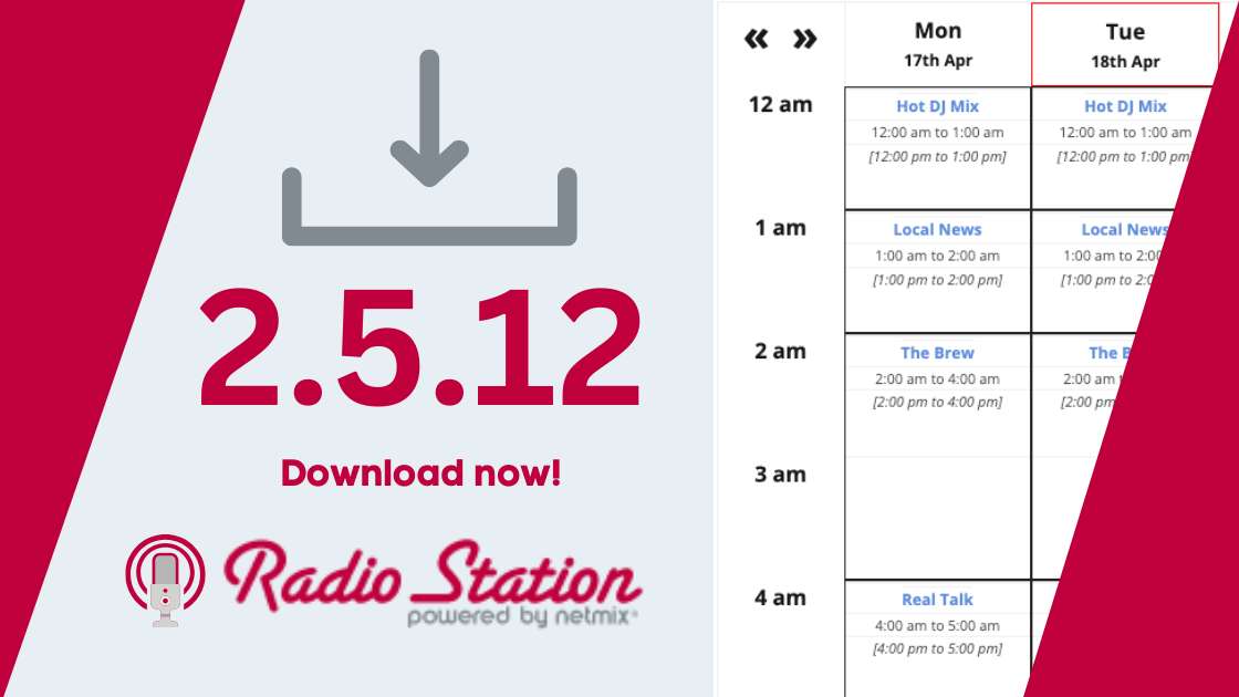RadioStationPRO's tweet image. Radio Station (free, open-source) v. 2.5.12 is available for download. Read the release announcement for the updated changelog. This post also includes fixes in 2.5.10 and 2.5.11. radiostation.pro/radio-station-…… #radio #broadcsting #wordpress4
