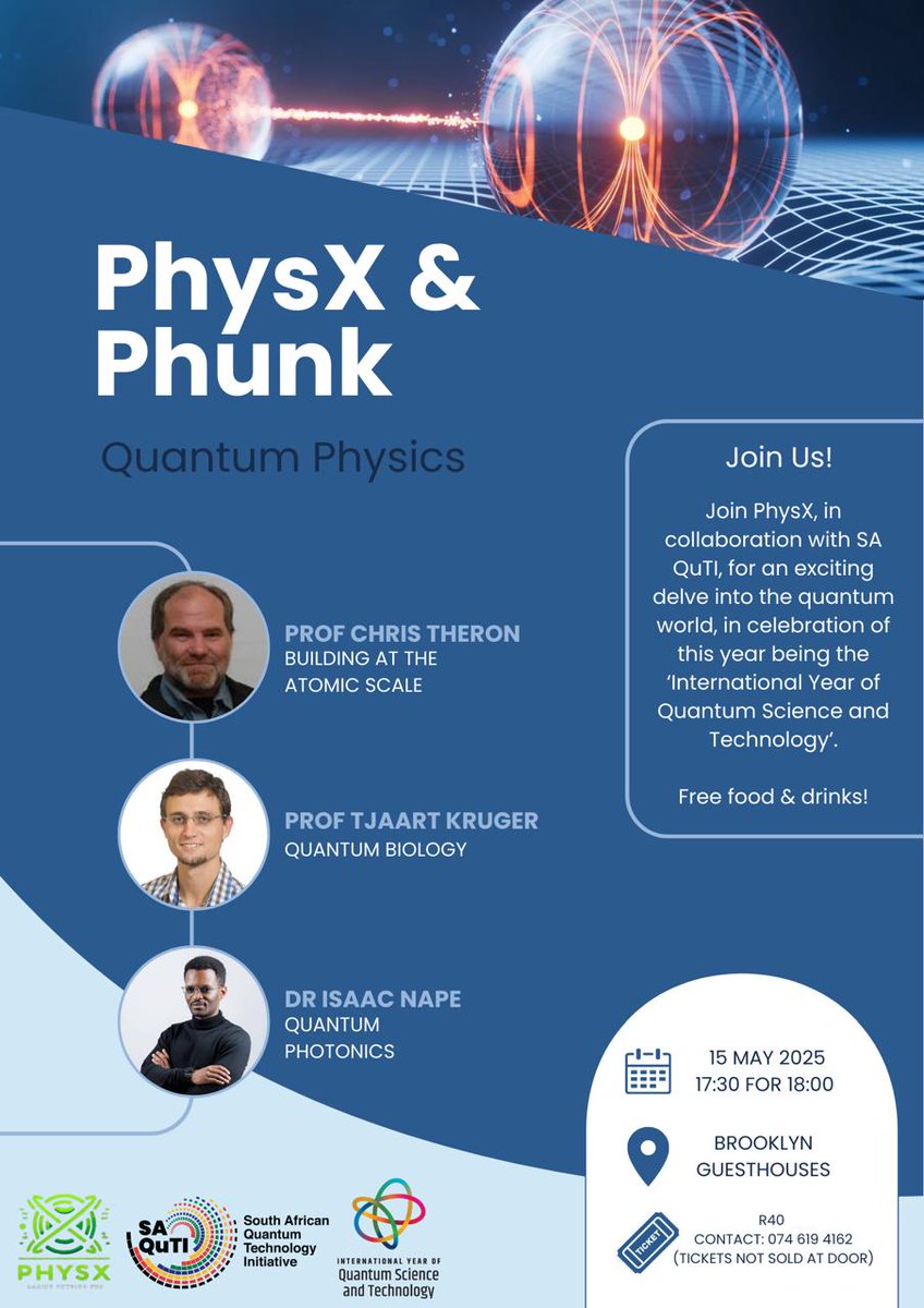 Looking forward to giving a public lecture on #QuantumBiology this evening in celebration of <a href="/QuantumYear2025/">International Year of Quantum 2025</a>