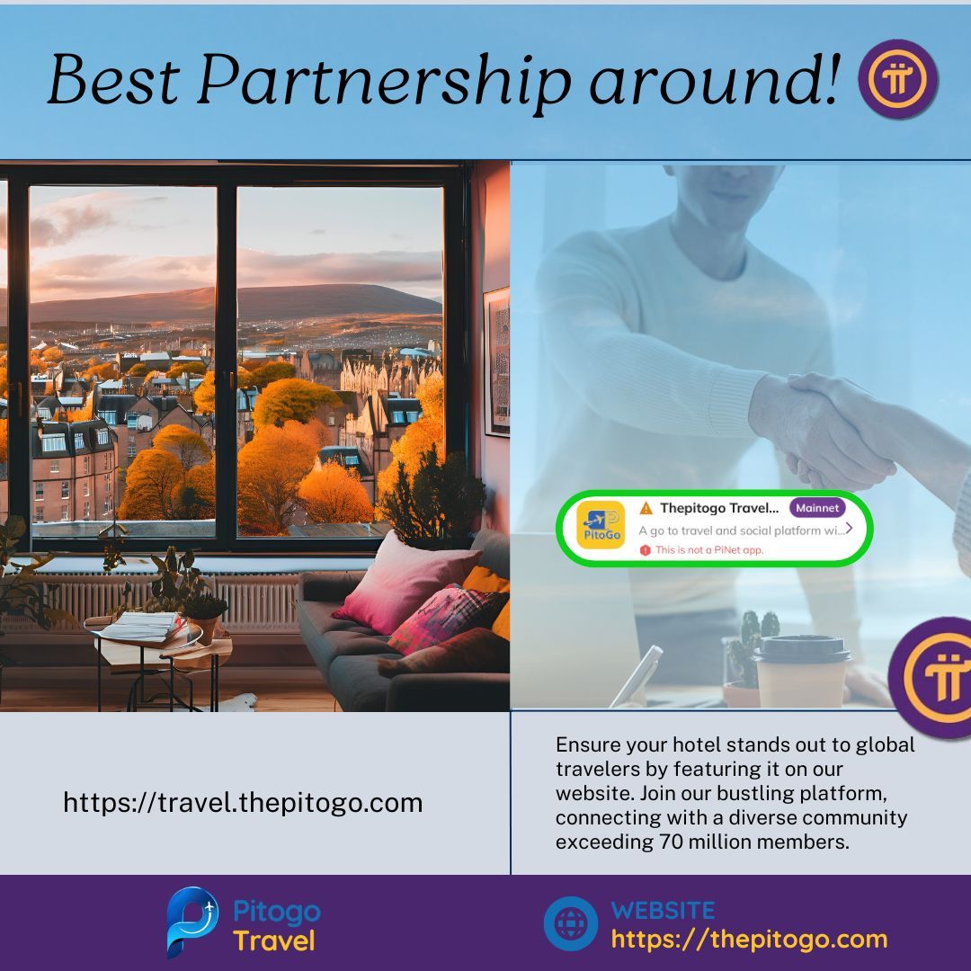 🏨 Calling All Hotels: Step Into the Future of Travel with Pi!
🌄 Good Morning, Pioneers!

The era of decentralized travel has arrived—and your hotel has the chance to be part of it.

With the Pi Network now live on Open Mainnet, millions of verified users are ready to explore