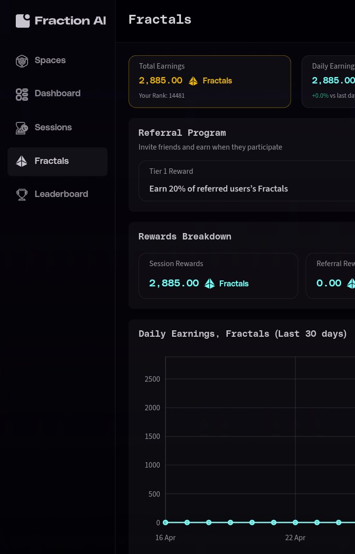 cryptroy's tweet photo. @FractionAI_xyz I was able to see my Fractals already after refreshing. https://t.co/rexX0sC3zQ