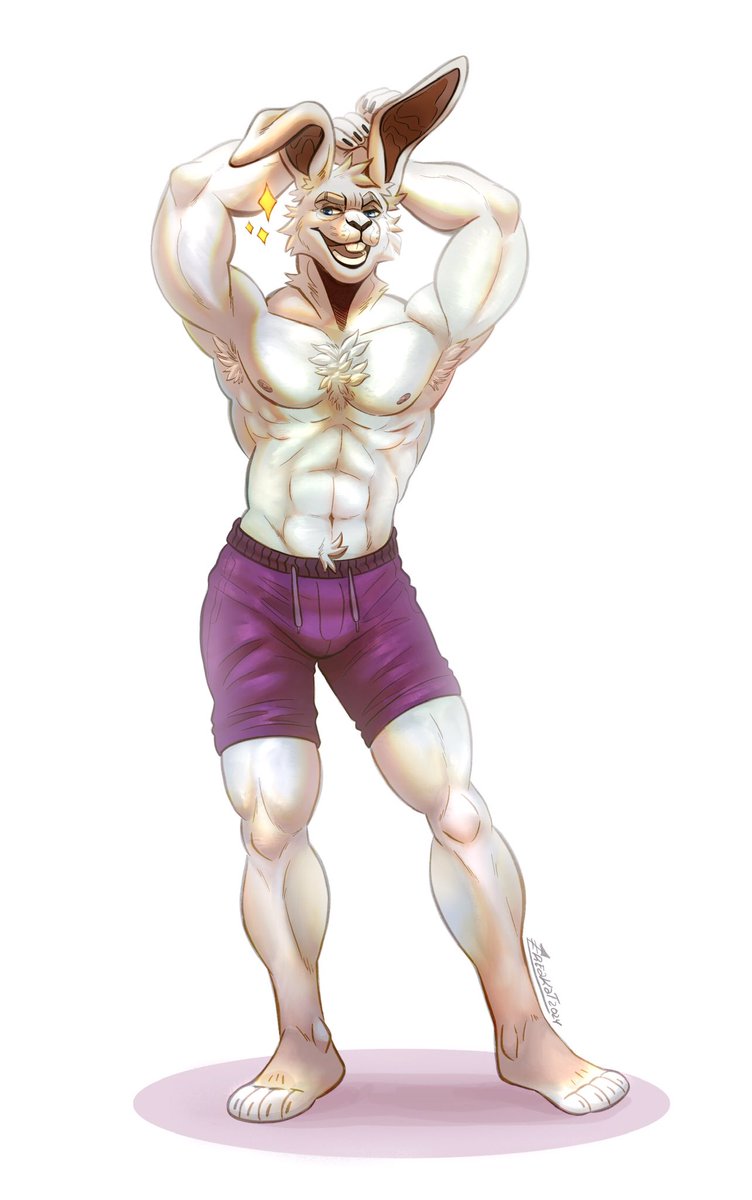 Fullbody comm for <a href="/DanielOSlade/">Slade Graywolf</a> from 2024