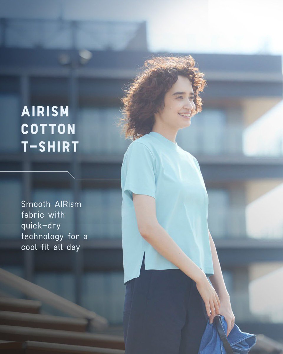 Perfect Tees for Summer Days 
Light,breathable fabric and a soft feel, these women’s T-shirts deliver effortless style and lasting comfort all season long.

AIRism Seamless T-shirt - 474415 
Crew Neck T-Shirt - 474404
AIRism Cotton T-Shirt - 474405 

#UNIQLO #UNIQLOIndia