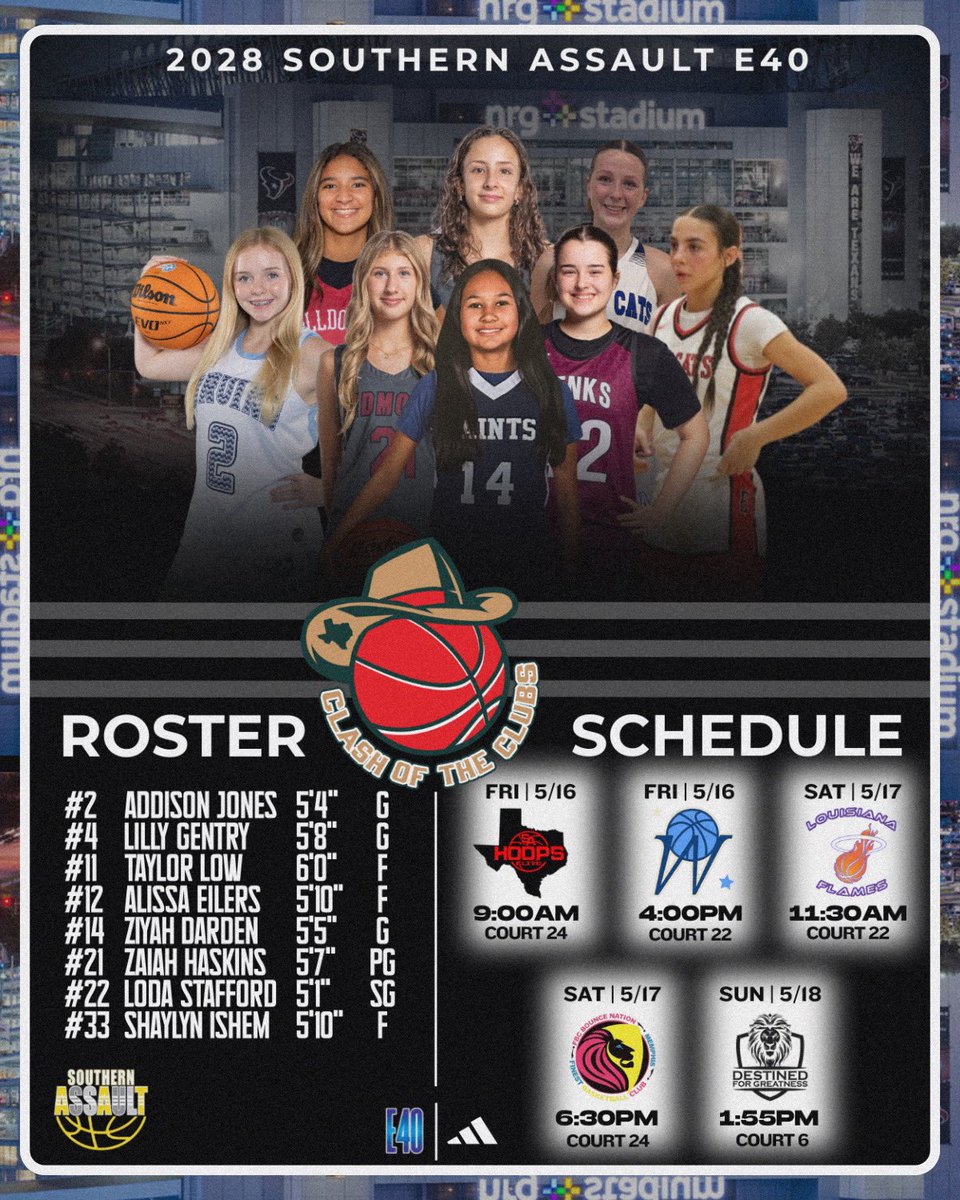 Taylor Low (@taylorlow2028) on Twitter photo Come check us out! <a href="/SoAssaultGBB/">Southern Assault Girls Basketball</a> <a href="/lexdesir/">Lex Desir</a> <a href="/EMHSGirlsBB/">Edmond Memorial Girls Basketball</a> <a href="/Elite40League/">Elite 40 League</a> <a href="/coachjvick1/">Coachjvick (new)</a> Come check us out! <a href="/SoAssaultGBB/">Southern Assault Girls Basketball</a> <a href="/lexdesir/">Lex Desir</a> <a href="/EMHSGirlsBB/">Edmond Memorial Girls Basketball</a> <a href="/Elite40League/">Elite 40 League</a> <a href="/coachjvick1/">Coachjvick (new)</a>