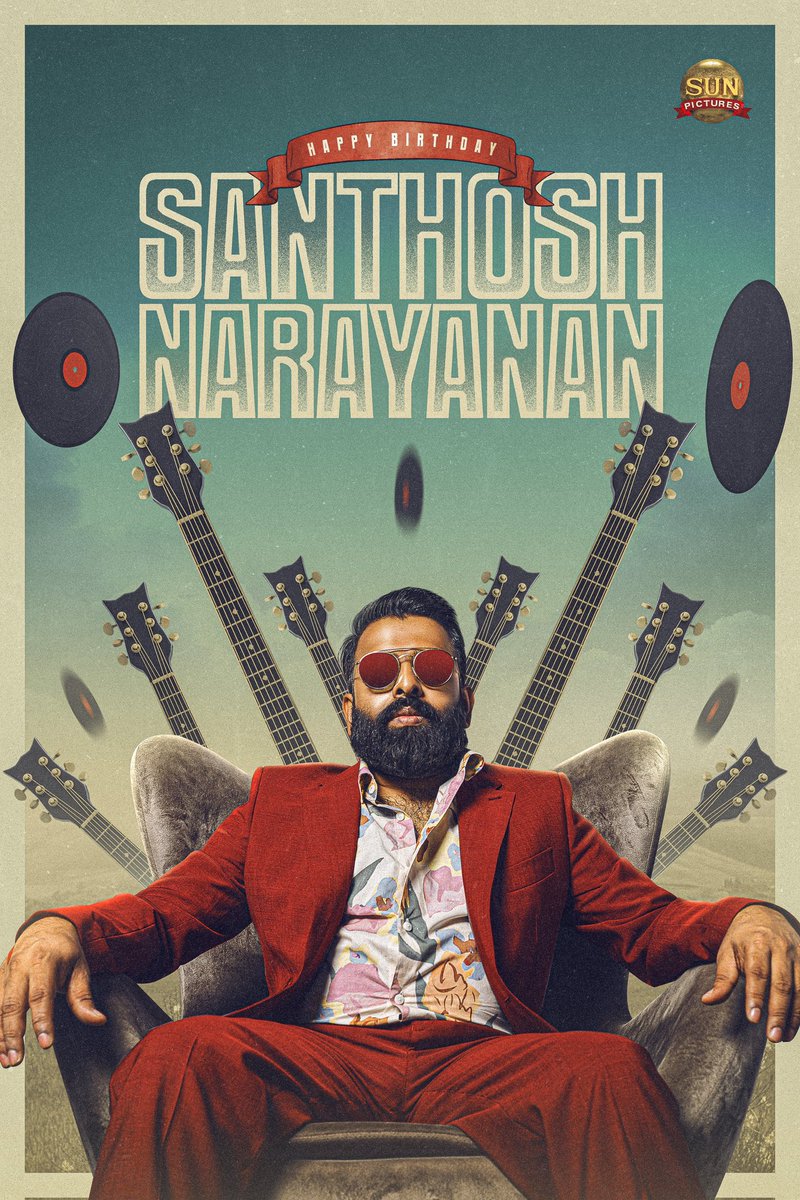 Sun Pictures (@sunpictures) on Twitter photo Wishing the unconventional musician <a href="/Music_Santhosh/">Santhosh Narayanan</a> a very happy birthday!
#HBDSanthoshNarayanan #HappyBirthdaySanthoshNarayanan Wishing the unconventional musician <a href="/Music_Santhosh/">Santhosh Narayanan</a> a very happy birthday!
#HBDSanthoshNarayanan #HappyBirthdaySanthoshNarayanan