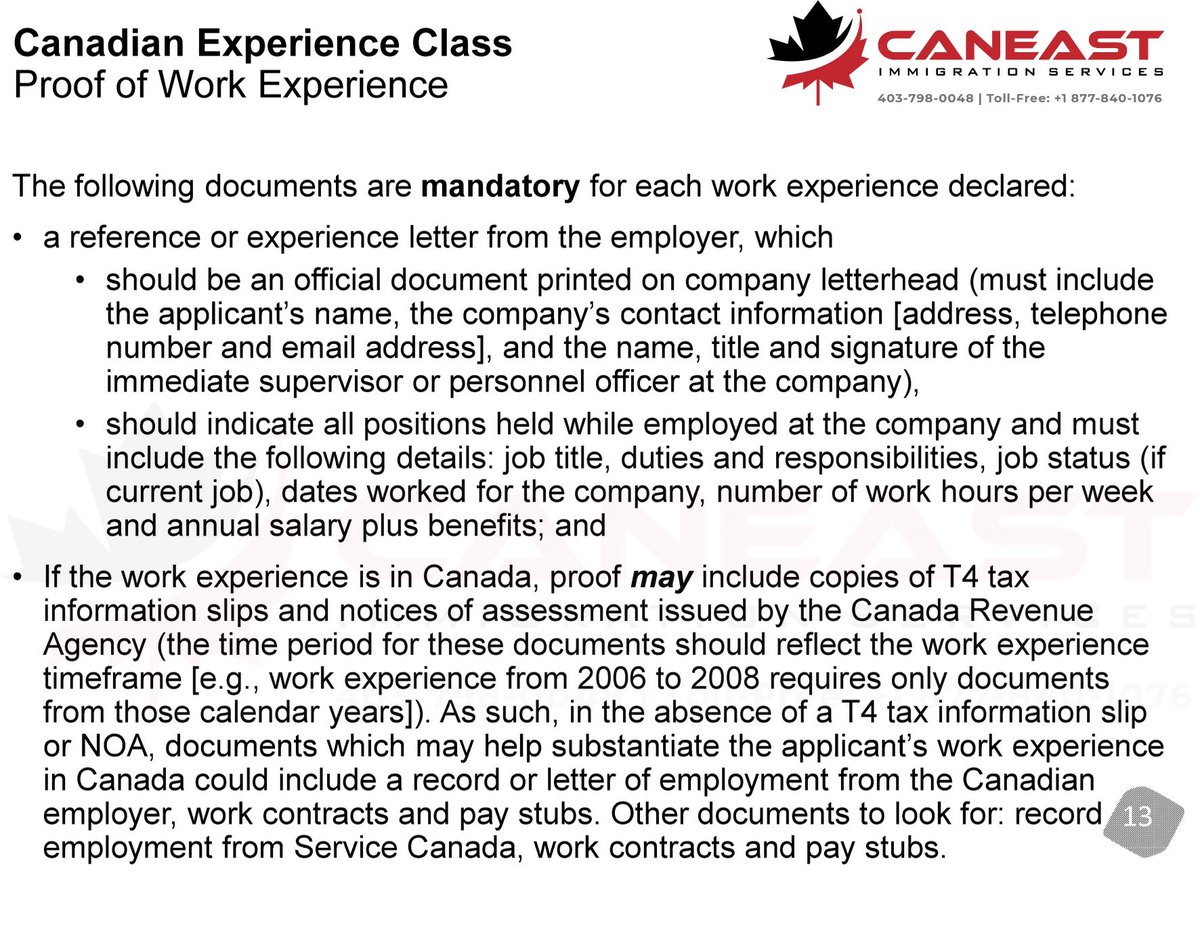 MannyLidher's tweet image. Canadian Experience Class (CEC): IRCC Requirements for Proof of Work Experience

#ExpressEntry #CEC #CanadianExperienceClass #CanadaImmigration #WorkPermit #CanadaPR