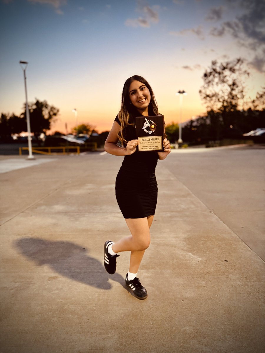 My girl works hard at softball. Tonight she was awarded defensive player of the year for her High School softball team. Insanely proud to be her dad 😎