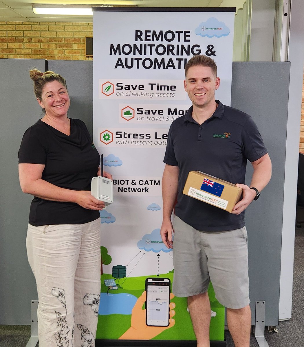 Whoop whoop! 
1,000+ InnovateIOT devices out across Australia, and our first international device crossing the ditch to New Zealand!

From fields to pumps, tanks to weather stations, it’s been great watching our AgTech help farmers connect to their farms.

#farming #agtech #iot