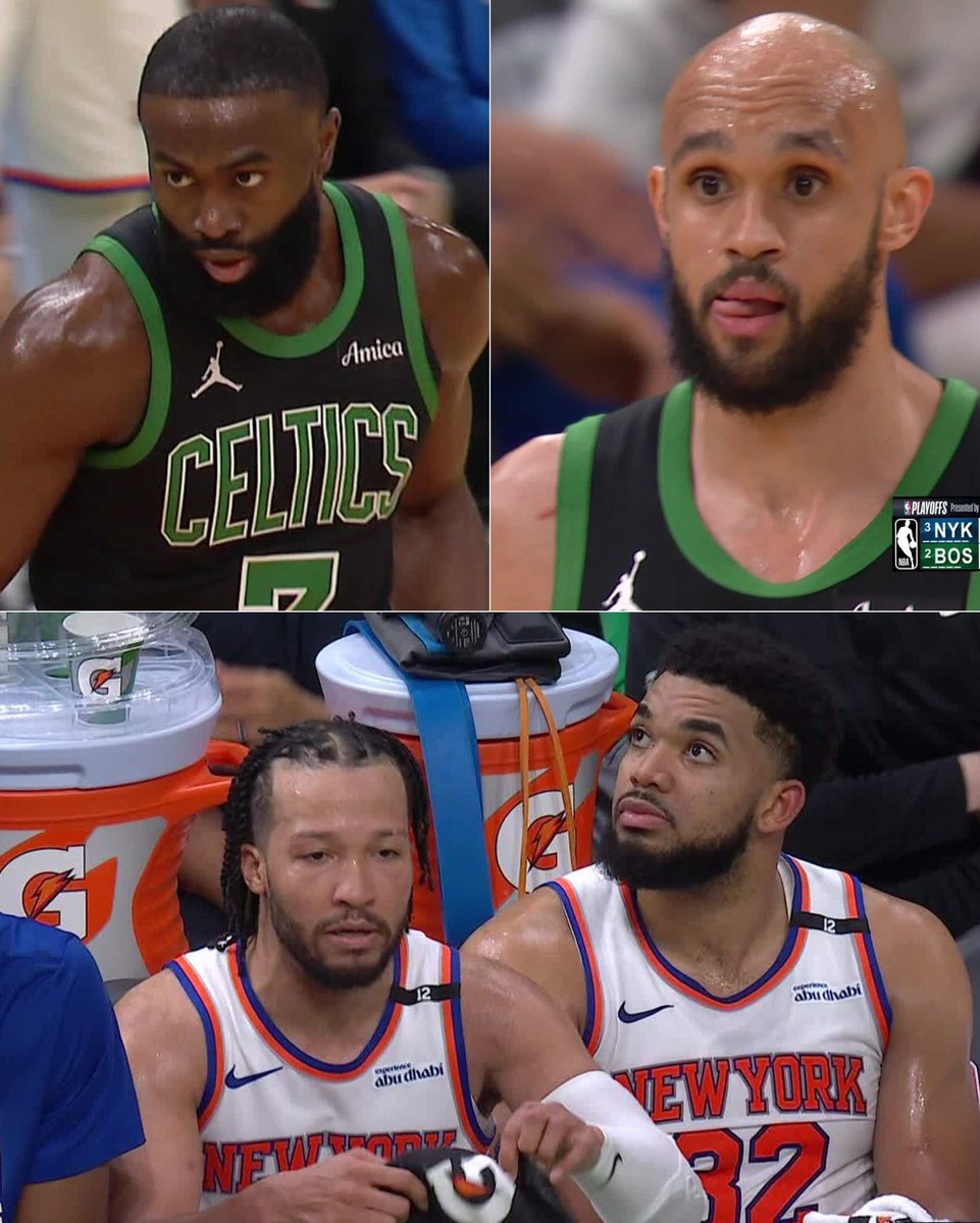 CELTICS BLOW OUT KNICKS IN GAME 5 ☘️🔥

Derrick White: 34 PTS | 7 3PM
Jaylen Brown: 26 PTS | 12 AST | 8 REB
Luke Kornet: 10 PTS | 7 BLK | 9 REB