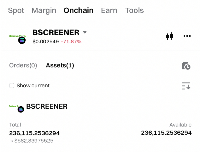 Crypto_Fans_ETH's tweet image. Starting today, I&apos;m dropping real-time trading updates on @Bitget Onchain! Just scooped 600U of #BSCREENER at the dip. Let’s see how high this rocket flies!  #memepump