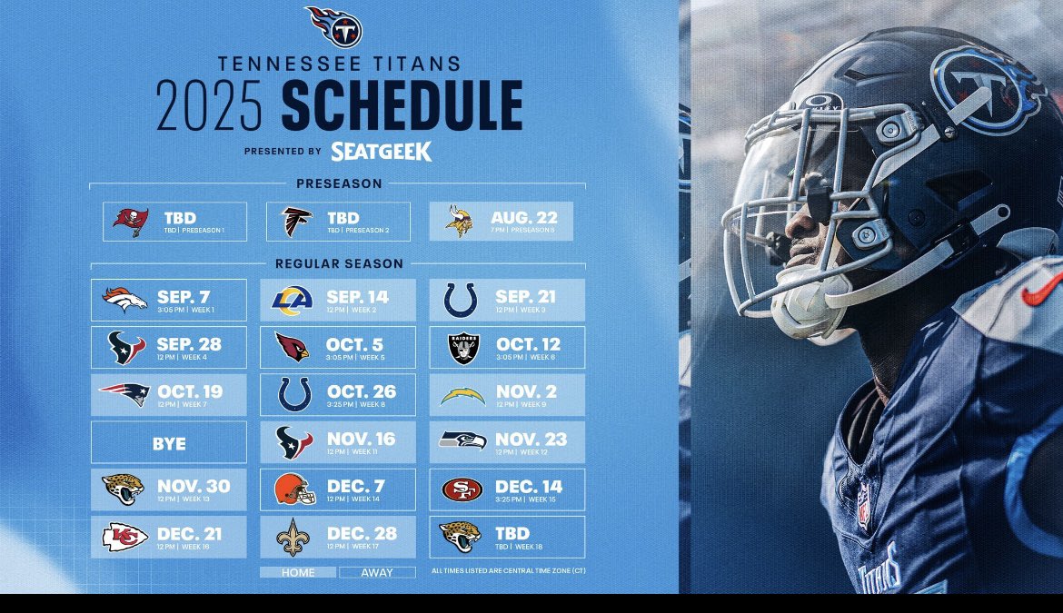 So the Titans have zero primetime games.  I think you know what you can do to yourself @nfl. #disrespect