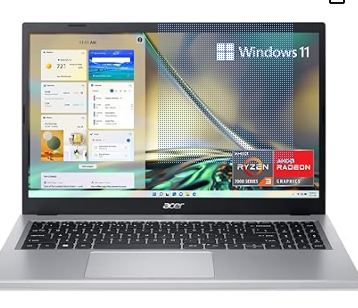 Acer Aspire 3 A315-24P-R7VH Slim Laptop | 15.6" Full HD IPS Display | AMD Ryzen 3 7320U Quad-Core Processor | AMD Radeon Graphics | 8GB LPDDR5 | 128GB NVMe SSD | Wi-Fi 6 | Windows 11 Home in S Mode  amzn.to/42Y3gCN