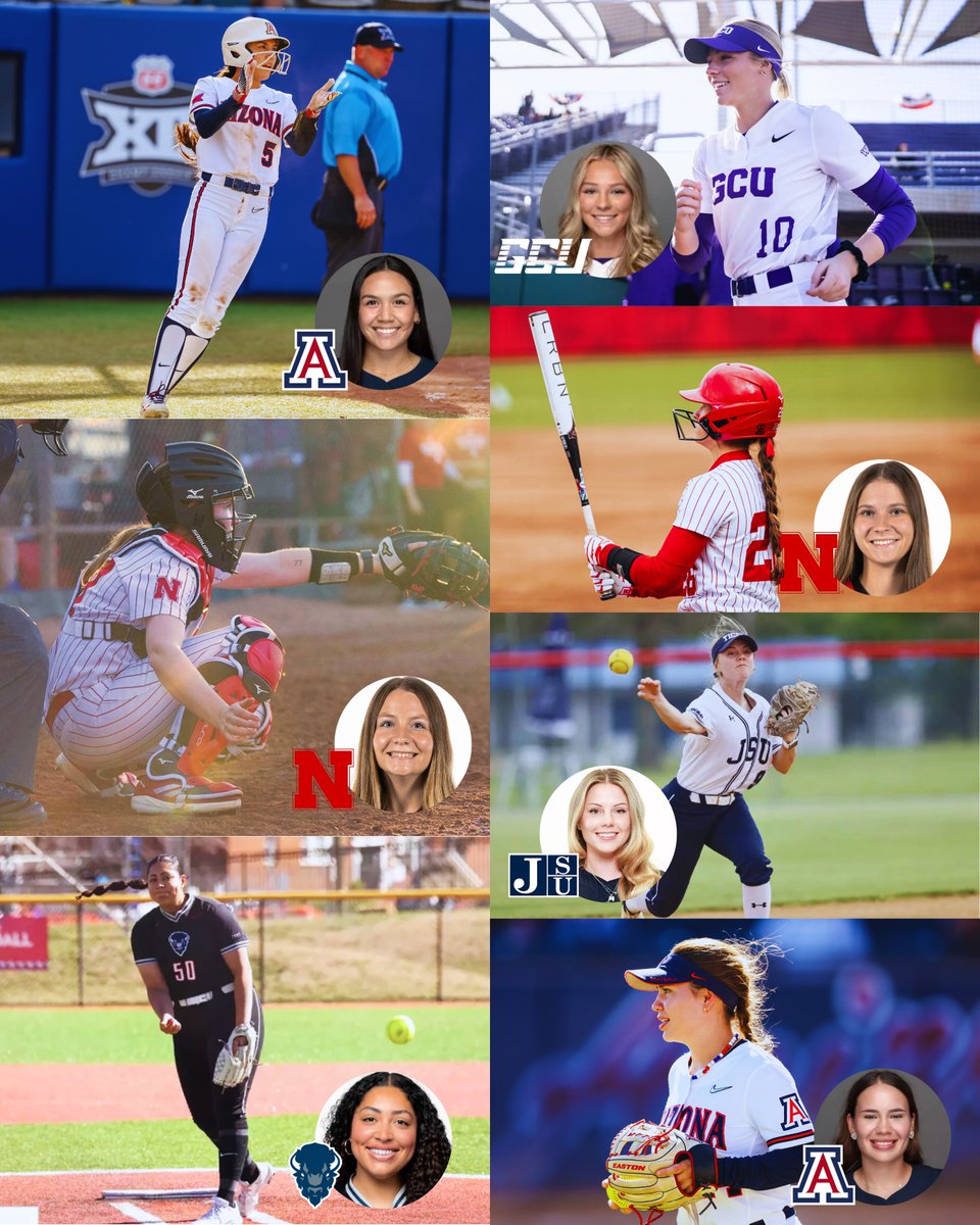 DT alums in the NCAA Tournament! 

Be sure to catch these seven on ESPN this weekend for regionals! 📺🥎