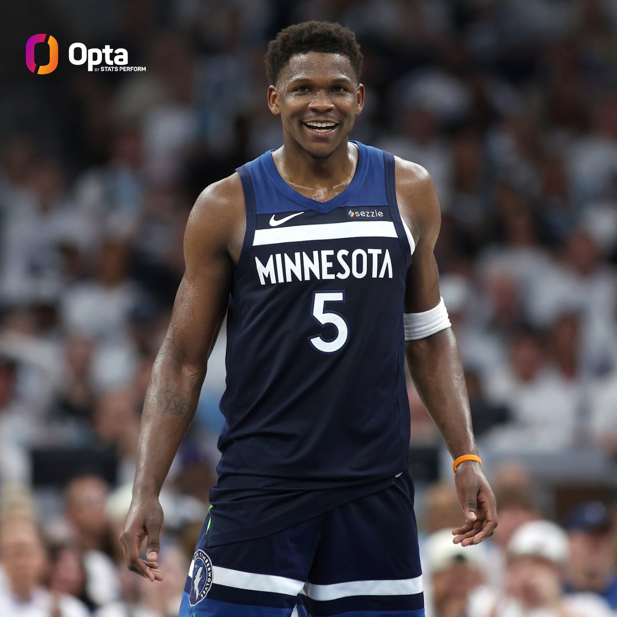 The Timberwolves are the first Minnesota-based MLB, NBA, NFL or NHL team to be among the final 4 teams remaining in the playoffs 2 years in a row since the North Stars did so in 1980 &amp; 1981.