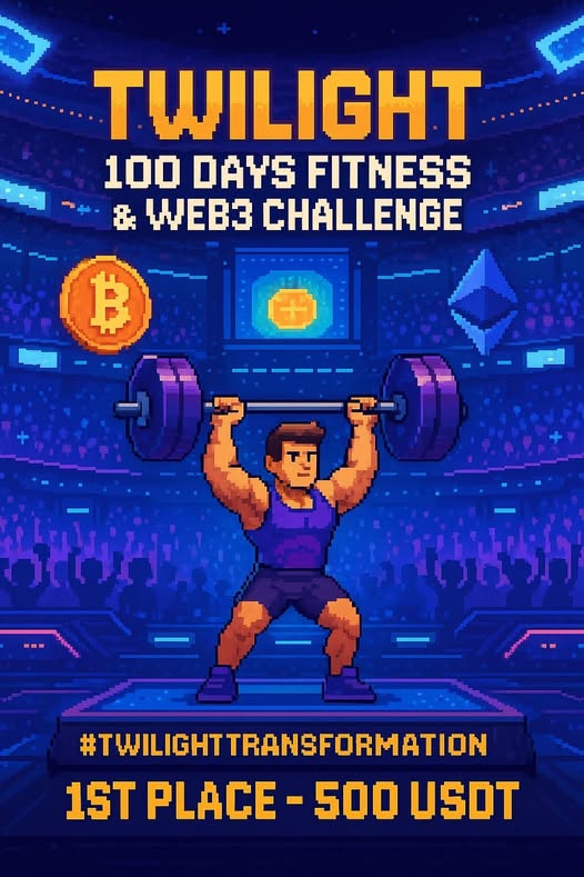 Twilight 100-Day Fitness &amp; Web3 Challenge is now OPEN for registration!
Prizes:
📷 1st Place – 500 USDT
📷 2nd Place – 200 USDT
📷 3rd Place – 100 USDT
📷 4th &amp; 5th Place – Exclusive Merch
Registration Deadline: 📷 May 31, 2025
Sign up now via the Google Form in the comments