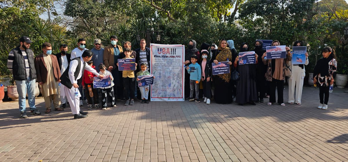 Afghan P1/P2 Applicans who risked everything for the U.S. are now stranded in Pakistan under dire conditions. The U.S. must fulfill its moral obligation—resume USRAP P1/P2 processing immediately. #Save_Afghan_Allies_P1P2
<a href="/PressSec/">Karoline Leavitt</a> <a href="/StateDept/">Department of State</a> <a href="/POTUS/">President Donald J. Trump</a> <a href="/statedeptspox/">U.S. Department of State Spokesperson</a> <a href="/FoxNews/">Fox News</a> <a href="/IRAP/">IRAP</a>