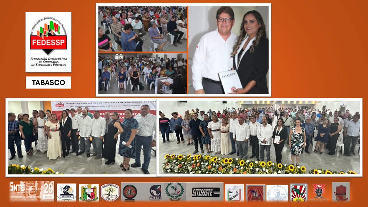 <a href="/FEDESSPTABASCO/">FEDESSP Tabasco</a> 
<a href="/mariogomezgg/">Mario  Gómez</a> Toma Protesta a la Mtra. Isis Beatriz   Hernández Martínez, Presidenta Colegiada, en representación de <a href="/agusaviles1/">Agustín Avilés</a> 
<a href="/pedrojoseescar3/">pedro jose escarcega delgado</a> <a href="/censntsict/">SNTSICT</a> <a href="/marudavalos29/">Maru Dávalos</a>
Presentes Representantes del Gobierno Estatal, Poder Legislativo, Dirigentes Sindicales.