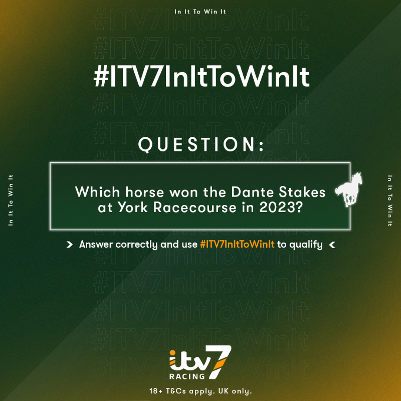 ITV7Racing's tweet photo. Competition time 🏇🙌

We have a £50 cash prize up for grabs 🤑

Simply follow @itv7, answer today's question, use the hashtag #ITV7InItToWinIt and you could be our lucky winner announced at 10am tomorrow ⏰

Tap for T&amp;Cs 👇