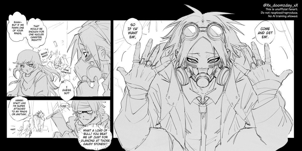 Xx_doomzday_xX's tweet photo. #TRIBENINEFanart #トラナイFA
When your boss is a pain in the ass... https://t.co/n2G8GMimU0