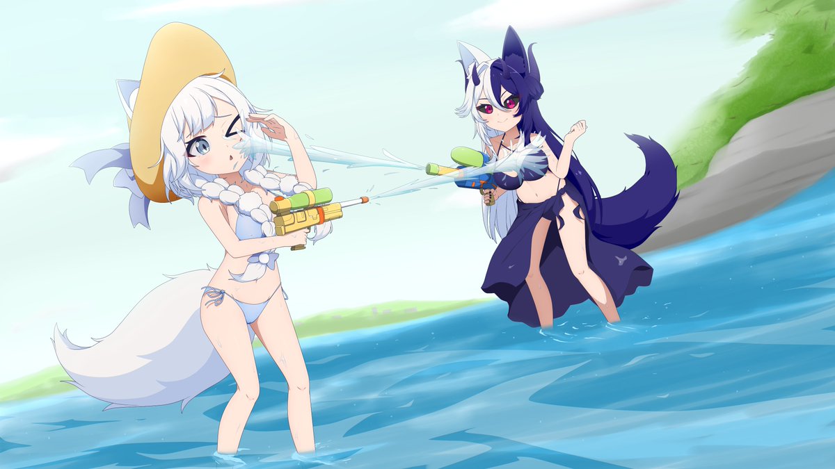 MatSupDog | ENVtuber 🩵 (@matsupdog) on Twitter photo Getting ready for some SUMMER FUN wif the LOVELY <a href="/ViviVain/">Vivi Vain✨VTuber🌸</a> 🌞 🌊
ADOWABLE 🎨 by <a href="/smillerber1/">smillerbee</a> 🩵 Getting ready for some SUMMER FUN wif the LOVELY <a href="/ViviVain/">Vivi Vain✨VTuber🌸</a> 🌞 🌊
ADOWABLE 🎨 by <a href="/smillerber1/">smillerbee</a> 🩵
