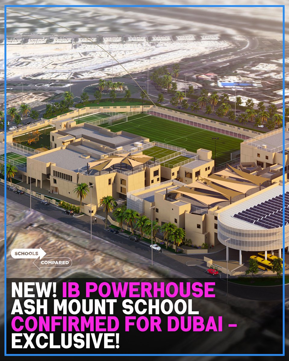 SchoolsCompared's tweet image. New Dubai School! IB "Juggernaut" Ash Mount School Dubai to open in September 2026 within minutes of Arabian Ranches - and backing of major UAE school group.
schoolscompared.com/uae/news/new-d…
#AshMountSchool #AshMountSchoolDubai #InterstarEducation #IBDP #IBCP #newdubaischools #uaenews