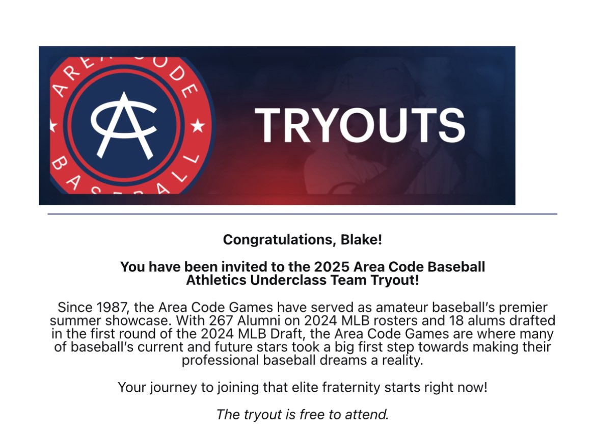 Blake Mordaunt (@blake_mordaunt1) on Twitter photo Thank you <a href="/ACBaseballGames/">Area Code Baseball</a> for the invite! Ready to compete!
<a href="/DTDevelopmentCA/">DTDevelopmentCA</a> <a href="/TroskyTeams/">Trosky Baseball Teams</a> <a href="/CoachRuiz_TN/">Abe Ruiz</a> Thank you <a href="/ACBaseballGames/">Area Code Baseball</a> for the invite! Ready to compete!
<a href="/DTDevelopmentCA/">DTDevelopmentCA</a> <a href="/TroskyTeams/">Trosky Baseball Teams</a> <a href="/CoachRuiz_TN/">Abe Ruiz</a>