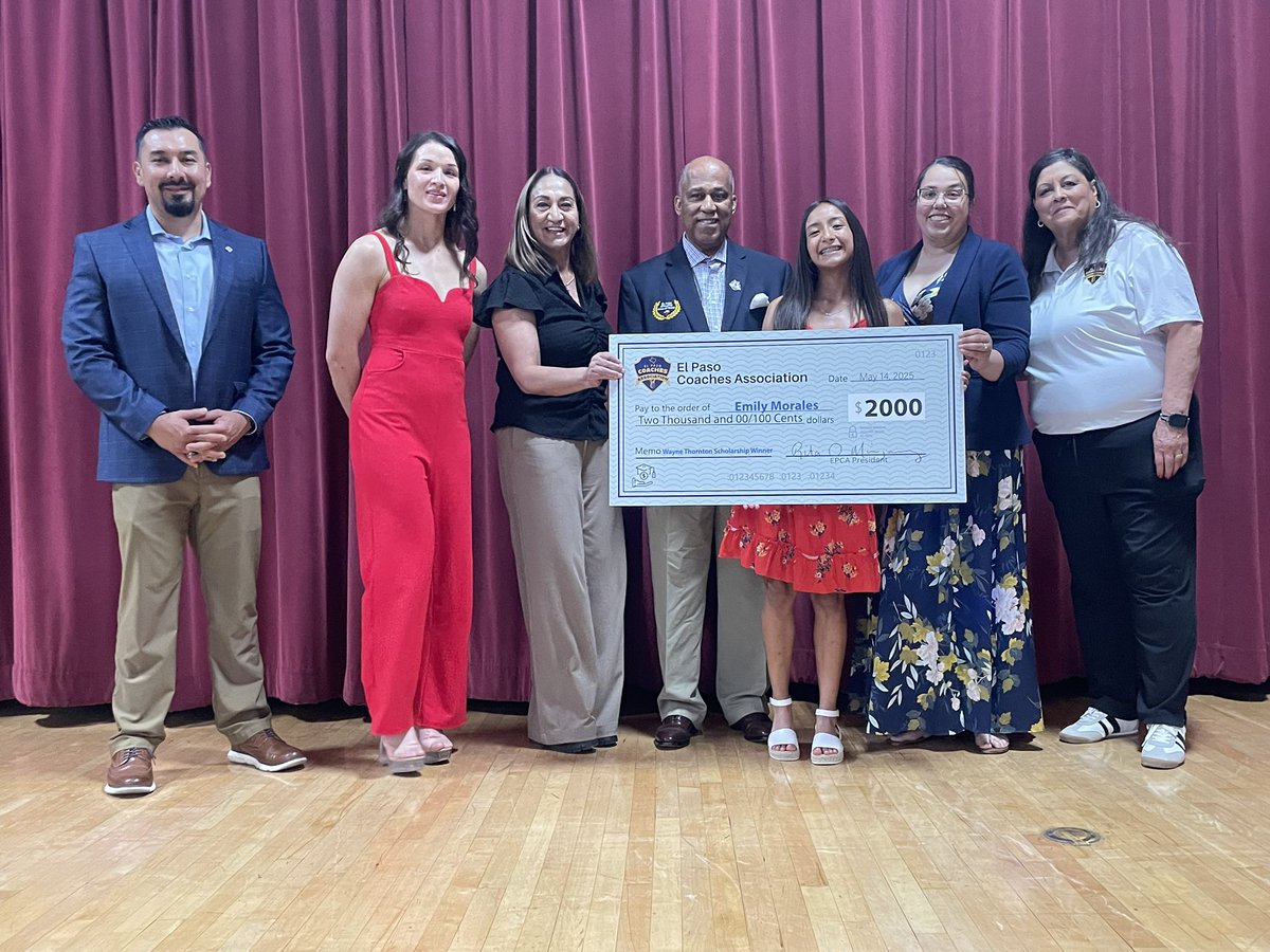 Congratulations Emily! Recipient of the Wayne Thornton Scholarship⭐️.