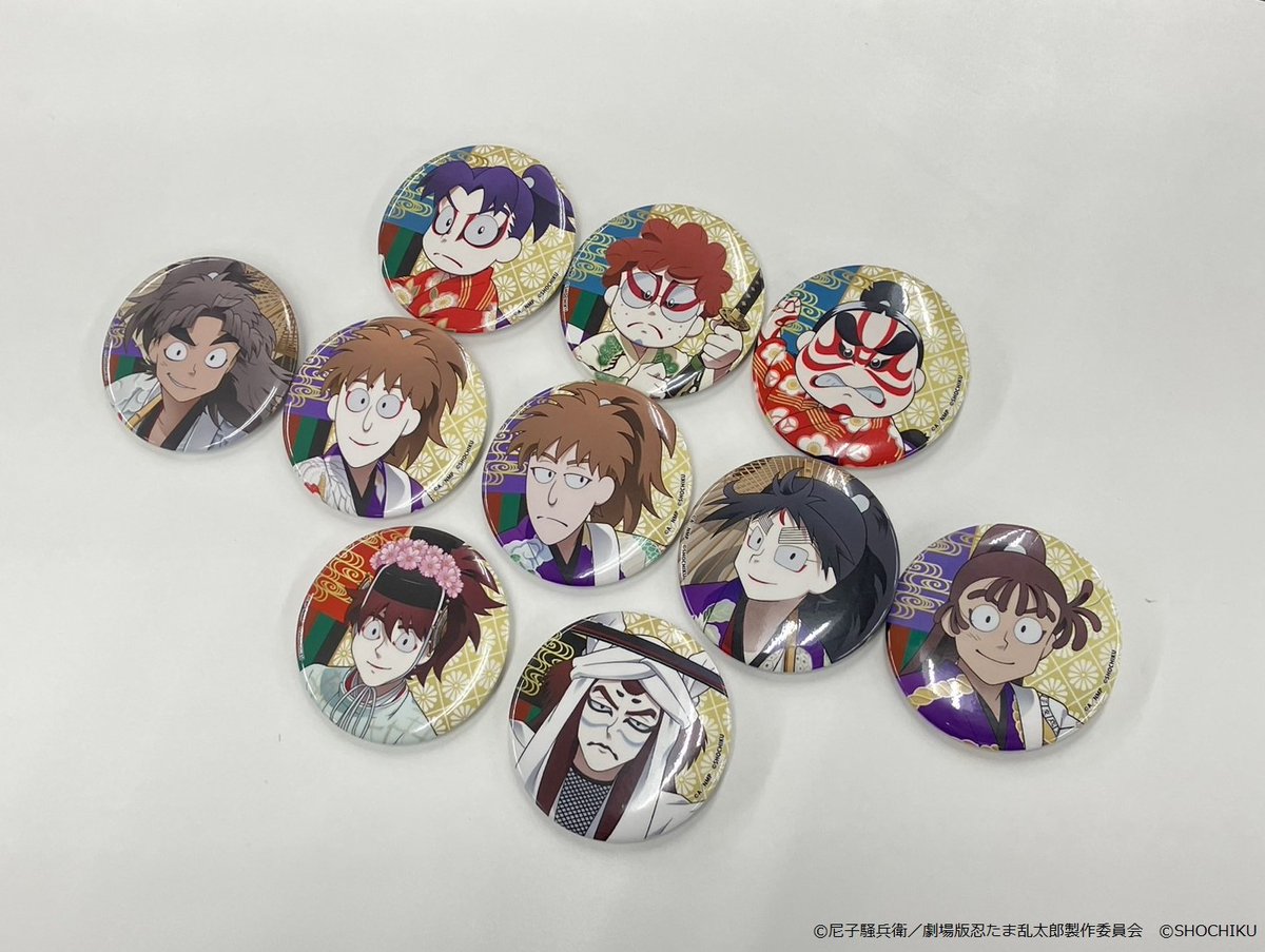 AnimeJapan】忍たま乱太郎　ドクタケ忍者隊最強の軍師　場面写真缶バッジ SHOCHIKU STORE | 松竹ストア『劇場版 忍たま乱太郎 ドクタケ