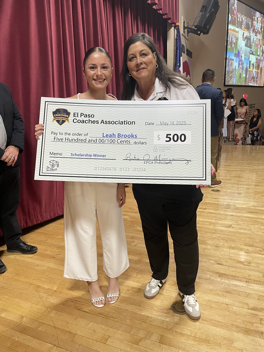 EPCA Scholarship Recipients. Congratulations Alan and Leah!⭐️