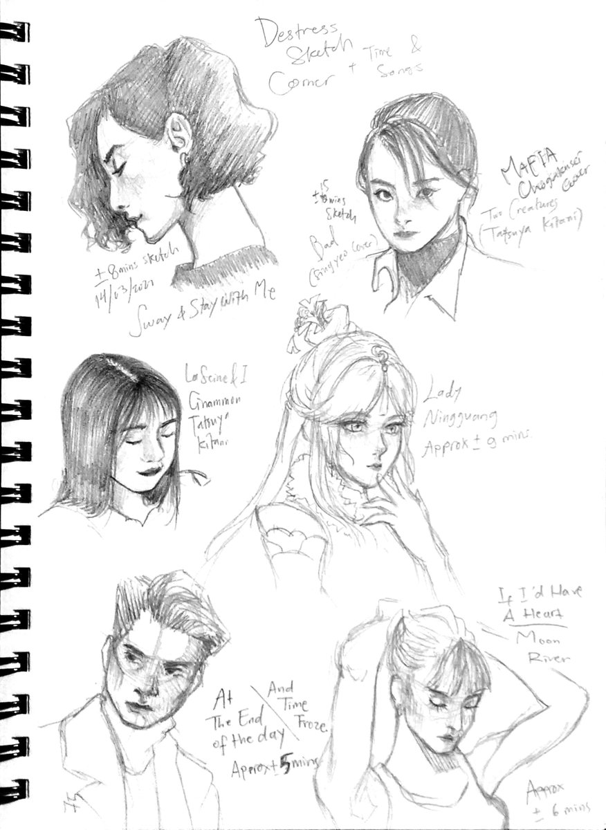Nanariancchi_NJ's tweet image. Old artchives of my past #sketches #practices
Over time, i preferred to sketch with ball points somehow it felt nicer than pencils 😅