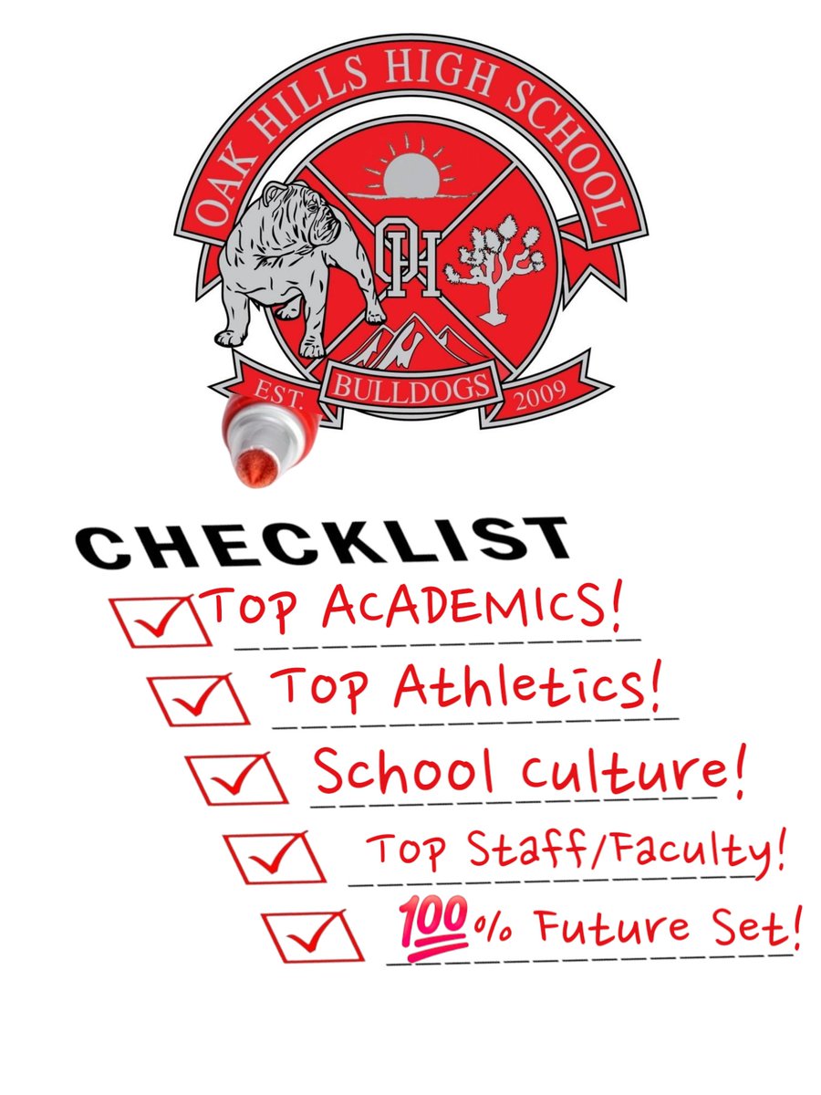 No need to play games with your life/future! <a href="/OHHS_bulldogs/">Oak Hills High School</a> is the place to live your dreams! ✔️