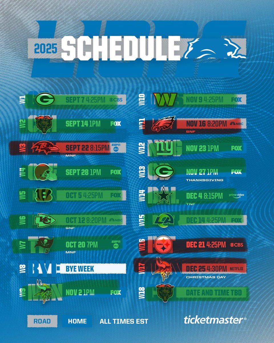 GibbsInForSix's tweet image. My Detroit Lions 2025 Prediction: 13-4.