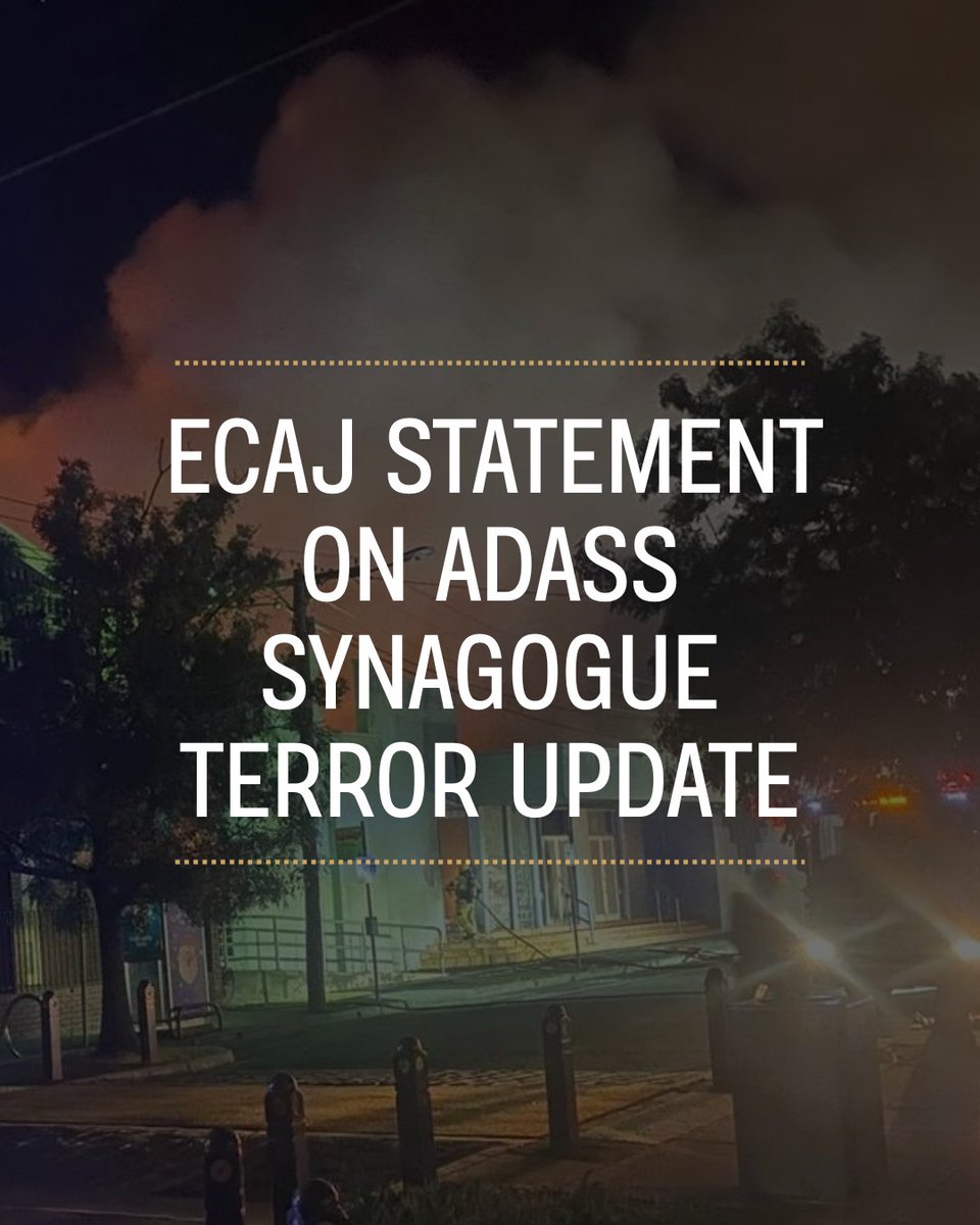 ECAJ Statement on Adass synagogue terror attack update:
ecaj.org.au/statement-on-a…