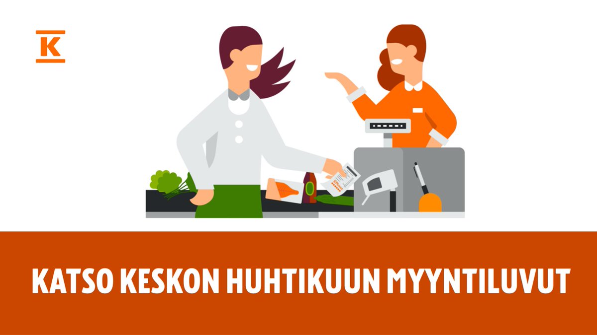 Keskon myynti huhtikuussa oli yhteensä 1 070,8 MEUR ja se kasvoi 4,1 %. Myynti kasvoi päivittäistavarakaupassa ja autokaupassa ja laski rakentamisen ja talotekniikan kaupassa. 

Tiedote: kesko.fi/media/uutiset-… 

#sijoittaminen