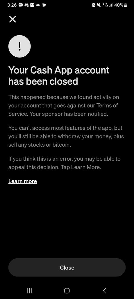 Banned for fraud??
 Best company fr <a href="/CashApp/">Cash App</a>