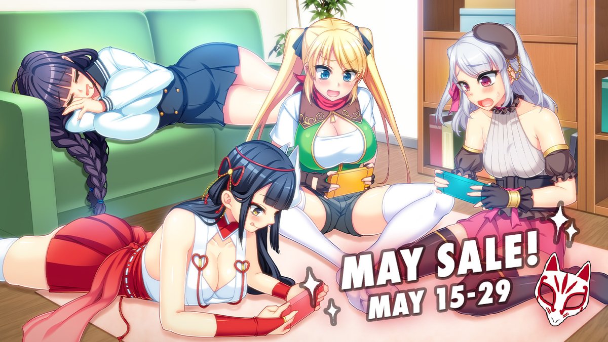 Kagura Games (@kaguragames) on Twitter photo 🎮 The May Sale 2025 is here! Enjoy crazy discounts on our games & enter our giveaway to win $20 in Steam Credit + our games! 🎁✨
All you have to do is:
🥰 Follow us <a href="/KaguraGames/">Kagura Games</a>
🔁 Retweet this tweet & like it!
❤️ Join the giveaway at kaguragames.com/may-sale-2025-… 🎮 The May Sale 2025 is here! Enjoy crazy discounts on our games & enter our giveaway to win $20 in Steam Credit + our games! 🎁✨
All you have to do is:
🥰 Follow us <a href="/KaguraGames/">Kagura Games</a>
🔁 Retweet this tweet & like it!
❤️ Join the giveaway at kaguragames.com/may-sale-2025-…