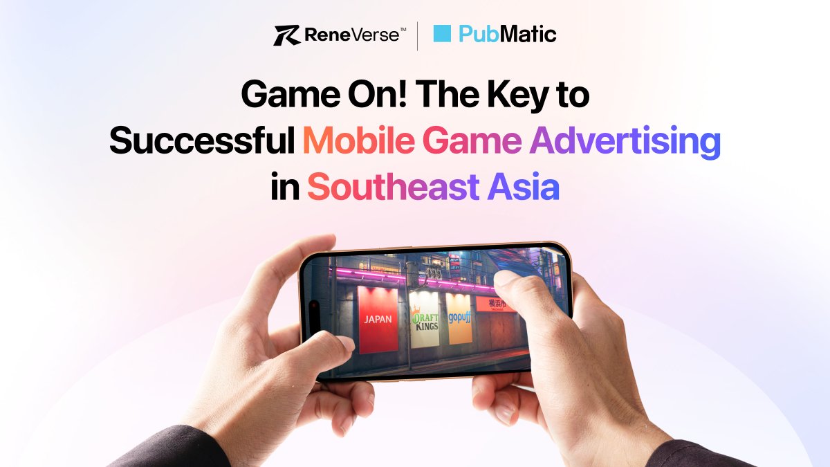 📊 85% of gamers want in-game product placement — but most don’t see it.

New research from <a href="/PubMatic/">PubMatic</a> x ReneVerse shows mobile gamers are more open, more engaged, and easier to reach than ever.

📥 Get the insights: reneverse.io/pubmatic-renev…

(1/2) 🧵