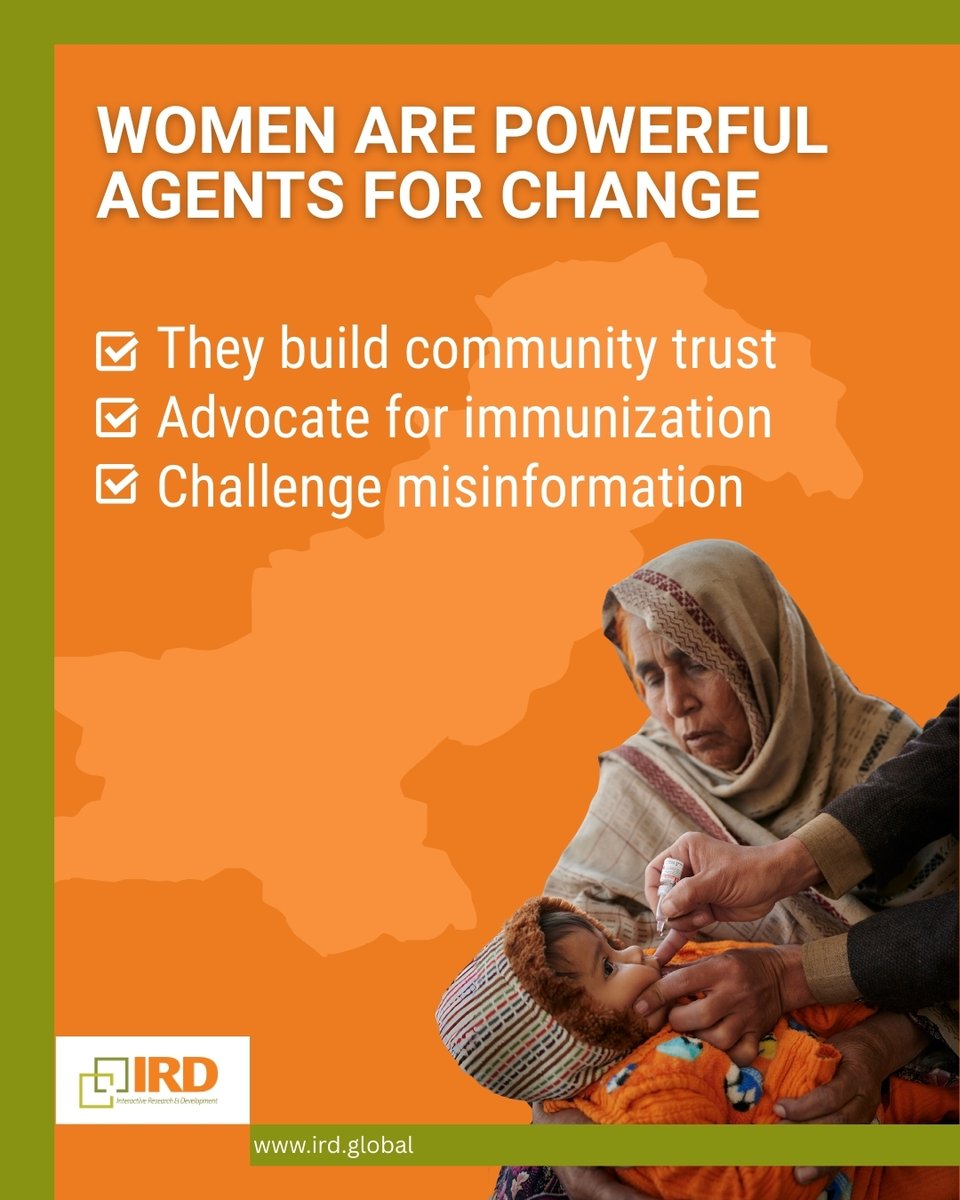Educated and informed women drive vaccine confidence.
From homes to communities, their awareness helps dispel myths, promote trust, and protect children through life-saving immunization.
#IRD #WorldImmunizationWeek #VaccinesWork #HealthForAll