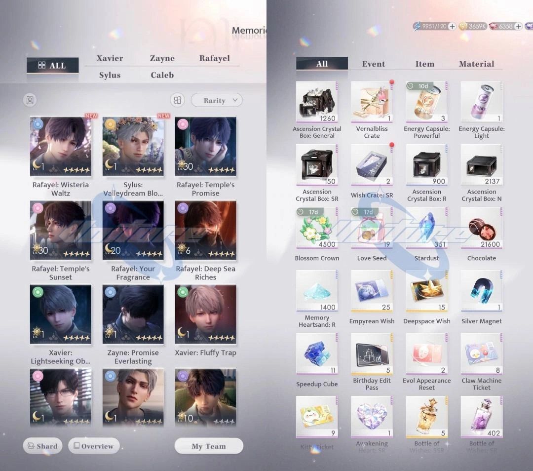130k itu diamondnya 6000 + wish kuningnya 15 + wish birunya 25, myth rafael limit. avail rekber terkenal dan cicil ya.
.
.
.
.
.
.
.
.
#zonauang #LoveandDeepspace