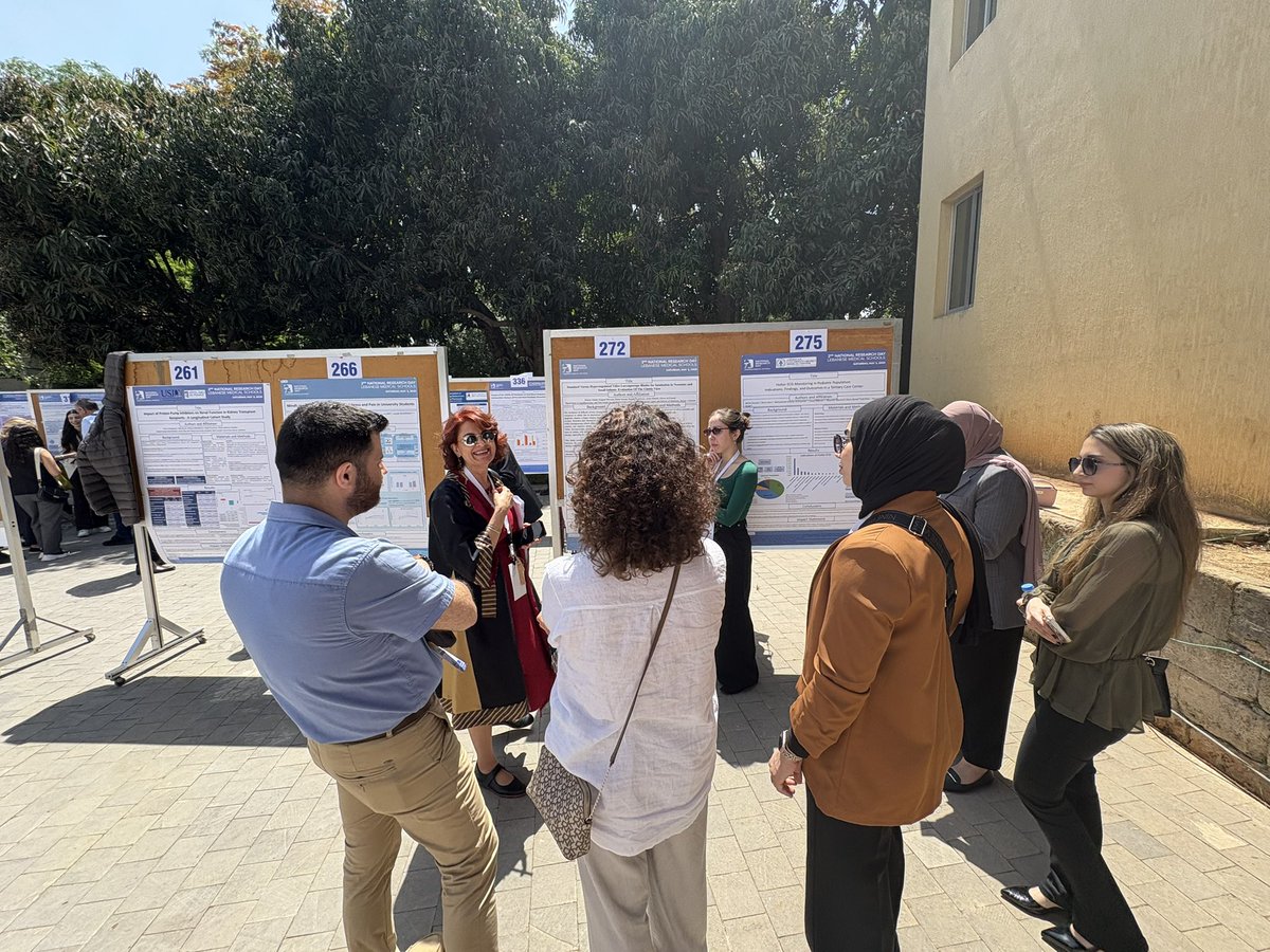 CRI_AUBMC (@cri_aubmc) on Twitter photo Celebrating <a href="/AUB_Lebanon/">American University of Beirut</a> team’s dynamic presence & cutting-edge research during the 2nd National Research Day hosted at <a href="/USJLiban/">USJ</a> !
#ResearchExcellence <a href="/AUBMC_Official/">American University of Beirut Medical Center</a> <a href="/Marlene__ch/">Marlene Chakhtoura</a> <a href="/HakimLara/">Lara Hakim</a> Celebrating <a href="/AUB_Lebanon/">American University of Beirut</a> team’s dynamic presence & cutting-edge research during the 2nd National Research Day hosted at <a href="/USJLiban/">USJ</a> !
#ResearchExcellence <a href="/AUBMC_Official/">American University of Beirut Medical Center</a> <a href="/Marlene__ch/">Marlene Chakhtoura</a> <a href="/HakimLara/">Lara Hakim</a>